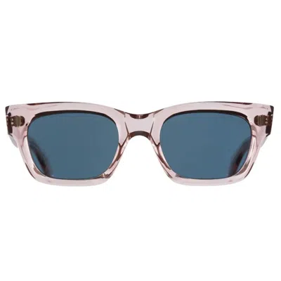 Cutler And Gross Cutler & Gross 1391 Rectangle Frame Sunglasses In Pink