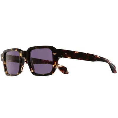 Cutler And Gross Sunglasses 1393-02 50mm Whisky Havana Acetate Sunglasses In Crl