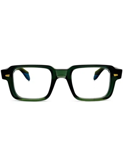 Cutler And Gross 1393 Square-frame Optical Glasses In Green