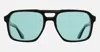 Cutler And Gross 1394 Aviator-style Acetate Sunglasses In Black
