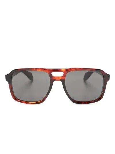 Cutler And Gross 1394 Pilot-frame Sunglasses In Rot