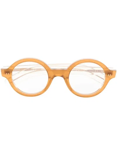 Cutler And Gross 1396 Round-frame Eyeglasses In Yellow