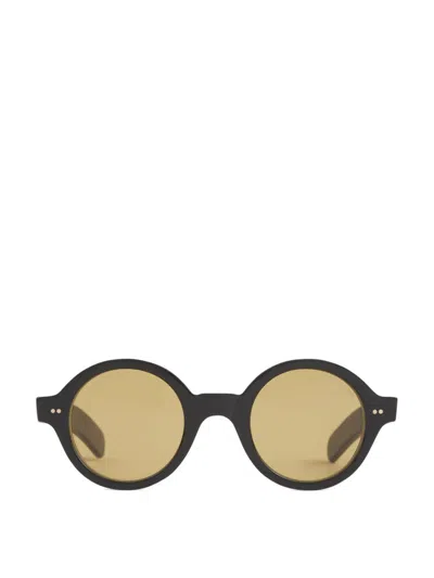 Cutler And Gross Cutler & Gross 1396 Round Frame Sunglasses In Black