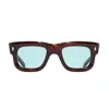 Cutler And Gross Tortoiseshell-effect Square-frame Sunglasses In Marrone