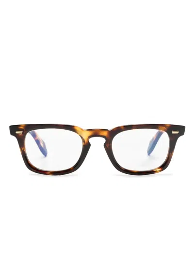 Cutler And Gross 1406 Square-frame Glasses In Brown