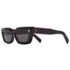 Cutler And Gross 1408-01 51mm Pink On Black Acetate Sunglasses