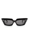 Cutler And Gross 1408 Cat-eye Frame Sunglasses In Black