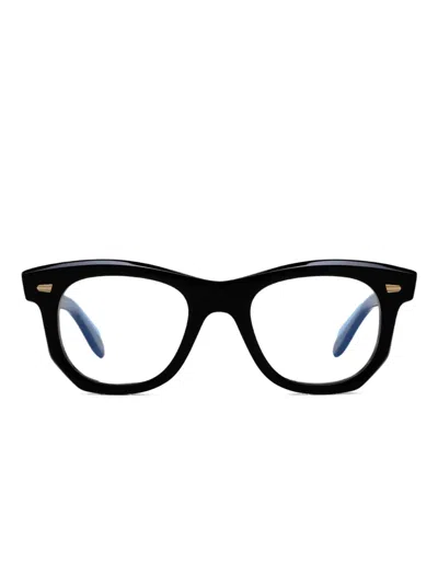 Cutler And Gross 1409 Brille Mit Rundem Gestell In Black