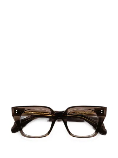 Cutler And Gross 1411 Square-frame Glasses In Brown