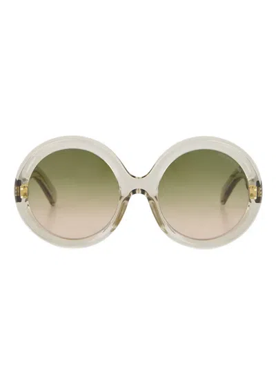 Cutler And Gross 1412 Tinted Round-frame Sunglasses