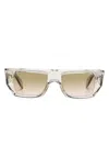 Cutler And Gross 1413 Rectangle-frame Sunglasses In Grau