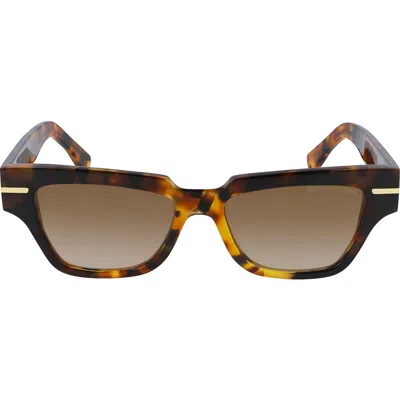 Cutler And Gross 54mm Square Sunglasses In Brown
