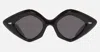 Cutler And Gross 9126 - Black On Pink Sunglasses In Blue
