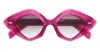 Cutler And Gross 9126 / Fuchsia Sunglasses In Pink