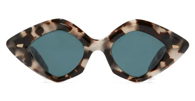 Cutler And Gross 9126 / Jet Engine Grey Sunglasses In Tortoise