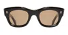 Cutler And Gross 9261 / Olive On Black Sunglasses In Black