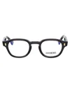 Cutler And Gross Dark Grey Acetate Glasses In Brown