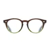 Cutler And Gross 9378 04 Gradient Green Glasses In Brown