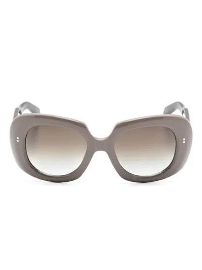 Cutler And Gross 9383 Round-frame Sunglasses In Grey