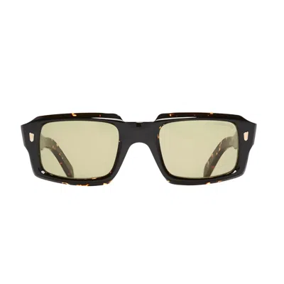Cutler And Gross 9495 02 Black On Havana Sunglasses In Marrone
