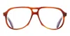 Cutler And Gross 9782 - Havana Honey Glasses In Brown