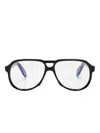 Cutler And Gross Aviator-frame Glasses In 黑色