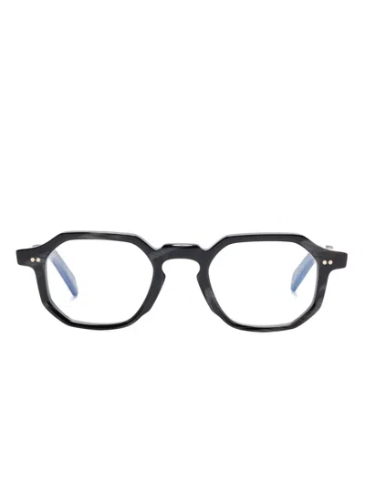 Cutler And Gross Abstract-print Glasses In Black