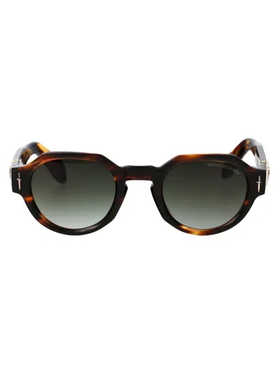 Cutler And Gross Acetate Havana Sunglasses In 02 Havana