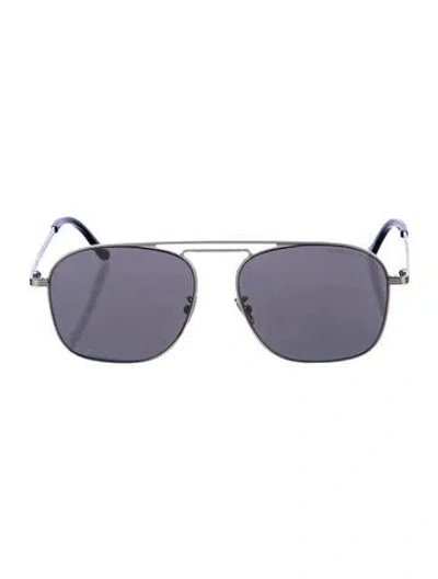 Pre-owned Cutler And Gross Aviator Mirrored Sunglasses In Silver