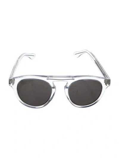 Pre-owned Cutler And Gross Aviator Mirrored Sunglasses In Transparent