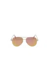 Cutler And Gross Aviator Sunglasses In Nude