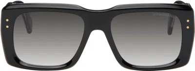 Cutler And Gross Black 1418 Rectangle Sunglasses