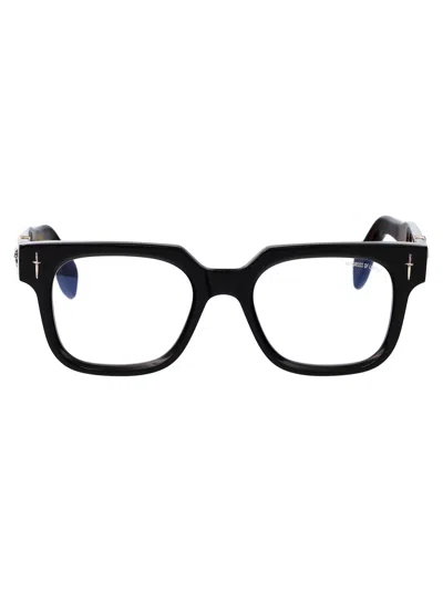 Cutler And Gross Black Acetate Glasses
