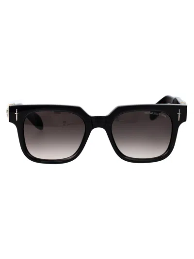 Cutler And Gross Black Acetate Sunglasses