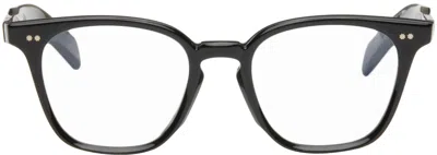 Cutler And Gross Black Gr05 Glasses In Black On Horn