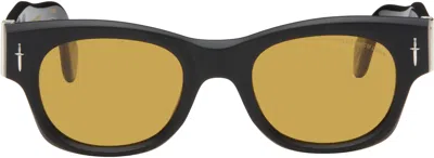 Cutler And Gross Black The Great Frog Edition Halen Square Sunglasses