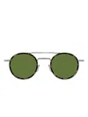 Cutler And Gross Breitling Chrono 0002 Sunglasses In Green