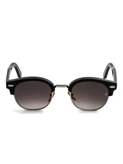 Cutler And Gross Browline Sunglasses In Black