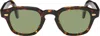 Cutler And Gross Brown 1420 Round Sunglasses
