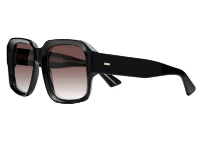 Cutler And Gross Brown Gradient Square Unisex Sunglasses Cgsn138857 001 57 In Yellow