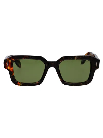 CUTLER AND GROSS CUTLER AND GROSS BRUSH STROKE ACETATE SUNGLASSES