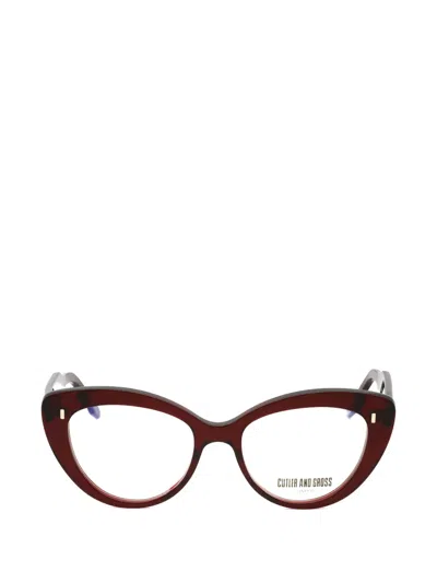Cutler And Gross Cgop135053 008 Burgundy 53mm In Multi