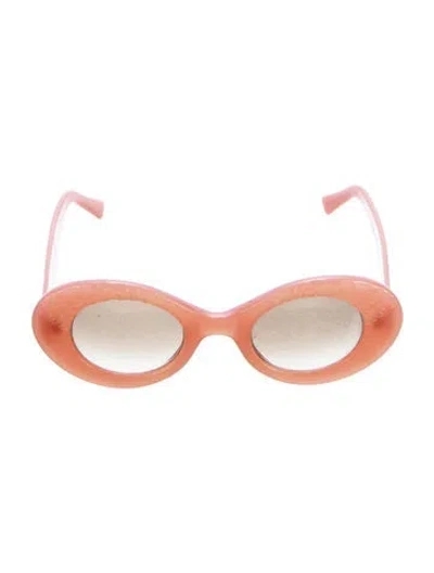 Pre-owned Cutler And Gross Cat-eye Gradient Sunglasses In Pink