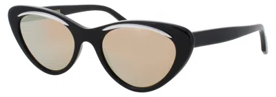 Cutler And Gross Cat-eye Sunglasses In Black