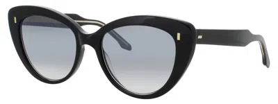 Cutler And Gross Cat-eye Sunglasses In Black