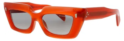 Cutler And Gross Cat-eye Sunglasses In Orange