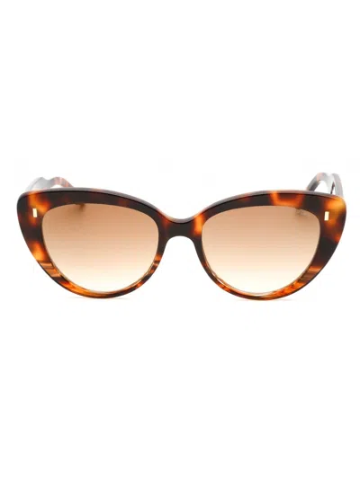 Cutler And Gross Cat-eye Sunglasses For Women - Stylish & Comfortable Fit In Brown
