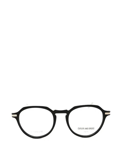 Cutler And Gross Cg1302 Round-frame Glasses In Black