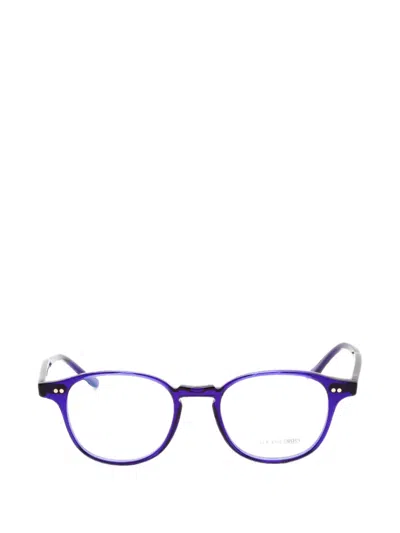 Cutler And Gross Cg1312 Round-frame Glasses In Purple