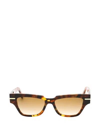 Cutler And Gross Cg1349s Rectangle-frame Sunglasses In Brown
